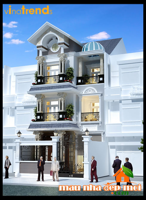 Mẫu thiết kế biệt thự phố hiện đại làm say đắm lòng người tại Đà Nẵng