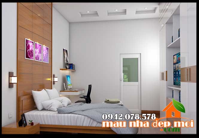 mẫu nội thất phòng ngủ master đẹp cho nhà cấp 4 mái thái 190m2