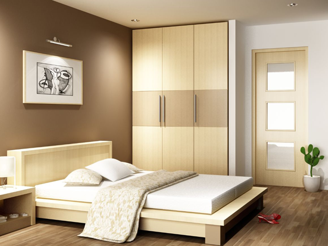 Phòng ngủ Master của mẫu nhà ống gác lửng đẹp 4x20m được bố trí hợp lý và bài trí ngăn nắp (hình mang tính chất minh họa-nguồn internet) 