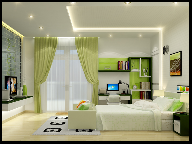 Phòng ngủ Matser biệt thự 2 tầng đẹp 120m2 thiết kế thoáng mát, tiện nghi