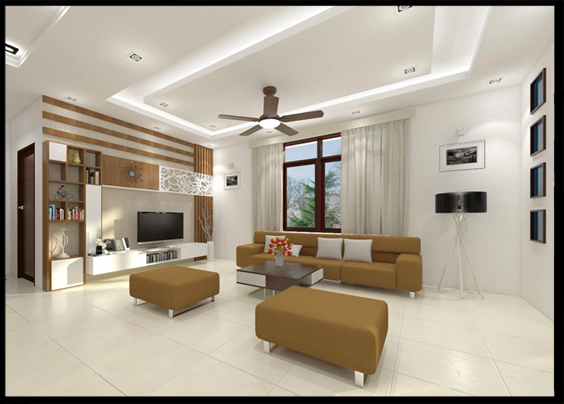 thiết kế nội thất phòng sinh hoạt chung biệt thự 3 tầng diện tích 11.5x14.5m