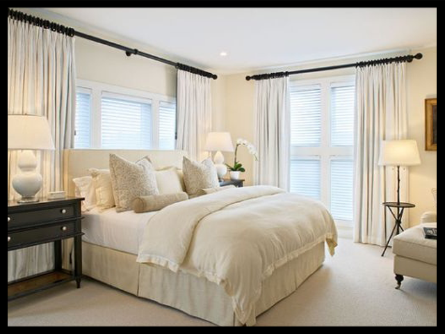 trang trí phòng ngủ hiện đại với màu sắc nhẹ nhàng, sang trọng, đồ nội thất đơn giản